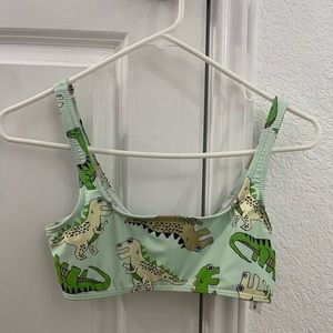 Dinosaur Bikini top from Shein
